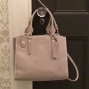 Coach Leather Purse with Shoulder Strap